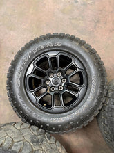 Load image into Gallery viewer, Set of Used 18" '19-'26 RAM 1500 Black Rebel OEM Wheels on 275/70R18 Goodyear LT