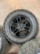 Load image into Gallery viewer, Set of Used 18" '19-'26 RAM 1500 Black Rebel OEM Wheels on 275/70R18 Goodyear LT