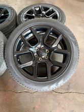 Load image into Gallery viewer, Set of 4 Used 22" Black '19-'26 RAM 1500 2725 Wheels 285/45R22 Pirelli Tires LT