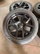 Load image into Gallery viewer, Set of 4 Used 22" Black '19-'26 RAM 1500 2725 Wheels 285/45R22 Pirelli Tires LT
