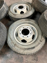 Load image into Gallery viewer, Used Set of 6 '11-'25 Chevrolet 3500 Dually 17" Rims 235/80R17 Michelin Tire LT