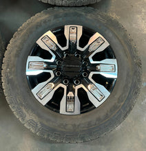 Load image into Gallery viewer, 20" OEM 4 Used '11-'24 GMC Sierra 2500 HD Denali Rims 275/65R20 Goodyear AT E LT