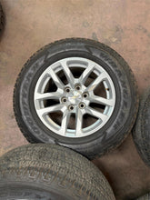 Load image into Gallery viewer, Set of 4 Used 5912 '00-'26 Chevrolet Silverado 1500 Wheels 265/65R18 Goodyear LT