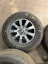 Load image into Gallery viewer, Set of Lightly Used OEM '24-'26 Toyota Land Cruiser Wheels 265/70R18 Michelin LT