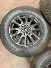Load image into Gallery viewer, Set of Used '22-'25 Toyota Land Cruiser & Tundra OEM Rims 245/70R18 Yokohama LT