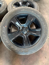 Load image into Gallery viewer, Set of 4 Used OEM Black '19-'25 Dodge RAM 1500 Wheels on 275/55R20 Alenza H/L LT