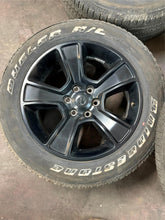 Load image into Gallery viewer, Set of 4 Used OEM Black '19-'25 Dodge RAM 1500 Wheels on 275/55R20 Alenza H/L LT