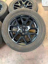 Load image into Gallery viewer, Set of 4 Used '05-'26 Ford F150 20" Black OEM Wheels 275/60R20 Hankook Tires LT