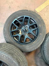 Load image into Gallery viewer, Set of 4 Used '05-'26 Ford F150 20" Black OEM Wheels 275/60R20 Hankook Tires LT