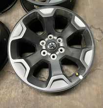 Load image into Gallery viewer, Set of 4 New Takeoff '19-'25 RAM 1500 20" Black Wheels 5YD56TRMAA TPMS Lug Nuts