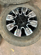 Load image into Gallery viewer, Set of 4 OEM Used '11-'25 2500 3500 Denali Ultimate Wheels 275/65R20 Goodyear LT