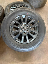 Load image into Gallery viewer, Set of 4 OEM '22-'25 Tundra Sequoia Land Cruiser Rims 245/70R18 Yokohama XCV LT