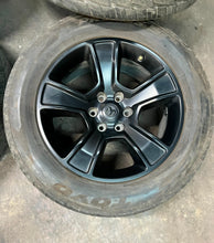 Load image into Gallery viewer, Set of Four Used 20" Black '19-'25 RAM 1500 Rims on 275/55R20 Toyo Proxes ST3 LT