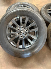 Load image into Gallery viewer, Set of 4 OEM '22-'25 Tundra Sequoia Land Cruiser Rims 245/70R18 Yokohama XCV LT