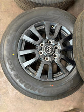 Load image into Gallery viewer, Set of 4 OEM '22-'25 Tundra Sequoia Land Cruiser Rims 245/70R18 Yokohama XCV LT