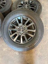 Load image into Gallery viewer, Set of 4 OEM '23-'25 Tundra Land Cruiser Sequoia Rims 245/70R18 Yokohama XCV LT