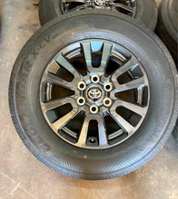 Load image into Gallery viewer, Set of 4 OEM '23-'25 Tundra Land Cruiser Sequoia Rims 245/70R18 Yokohama XCV LT