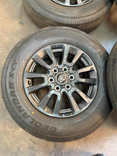 Load image into Gallery viewer, Set of 4 OEM '23-'25 Tundra Land Cruiser Sequoia Rims 245/70R18 Yokohama XCV LT