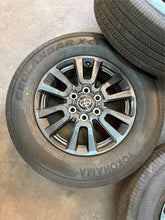 Load image into Gallery viewer, Set of 4 OEM '23-'25 Tundra Land Cruiser Sequoia Rims 245/70R18 Yokohama XCV LT