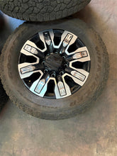 Load image into Gallery viewer, Set of Used GM '11-'25 2500 3500 Denali Ultimate Rims 275/65R20 Goodyear Tire LT