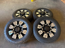 Load image into Gallery viewer, Set of 4 Used 20" '11-'26 GMC Denali Ultimate 2500 OEM Wheels 275/65R20 Tires LT