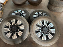 Load image into Gallery viewer, Set of Used OE '11-'25 GMC 2500 Denali Ultimate Rims 275/65R20 Goodyear Tires LT
