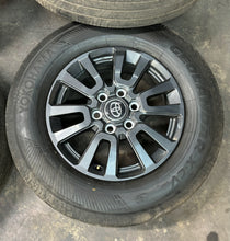 Load image into Gallery viewer, Set of 4 OEM '22-'24 Tundra Sequoia Land Cruiser Rims 245/70R18 Yokohama XCV LT