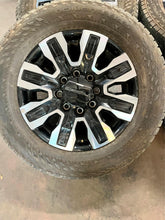 Load image into Gallery viewer, Set of Used '11-'25 GMC 2500 3500 Denali Ultimate Rims 275/65R20 Nokian Tires LT
