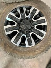 Load image into Gallery viewer, Set of Used '11-'25 GMC 2500 3500 Denali Ultimate Rims 275/65R20 Nokian Tires LT