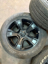 Load image into Gallery viewer, Set of Used Matte Black '19-'25 Dodge RAM 1500 Wheels 275/55R20 Bridgestone LT