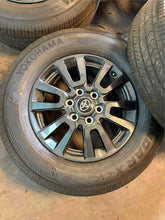 Load image into Gallery viewer, Set of OEM '23-'25 Toyota Land Cruiser Sequoia Rims 245/70R18 Yokohama XCV Tires