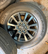 Load image into Gallery viewer, Set of OEM '23-'25 Toyota Land Cruiser Sequoia Rims 245/70R18 Yokohama Tires LT