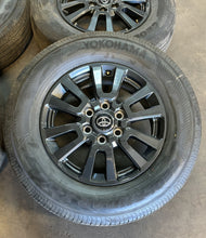 Load image into Gallery viewer, Set of Four OEM Takeoff '22-'24 Tundra Sequoia Wheels 245/70R18 Yokohama XCV LT