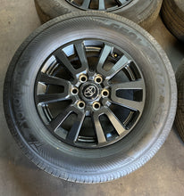 Load image into Gallery viewer, Set of Four OEM Takeoff '22-'24 Tundra Sequoia Wheels 245/70R18 Yokohama XCV LT