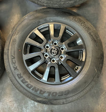 Load image into Gallery viewer, Set of Four OEM Takeoff '22-'24 Tundra Sequoia Wheels 245/70R18 Yokohama XCV LT