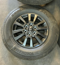 Load image into Gallery viewer, Set of Four OEM Takeoff '22-'24 Tundra Sequoia Wheels 245/70R18 Yokohama XCV LT