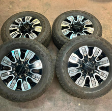 Load image into Gallery viewer, Set of 4 Used '11-'25 GMC 2500 Denali Ultimate Q7F Rims on 275/65R20 Goodyear LT