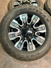 Load image into Gallery viewer, Set of 4 Used '11-'25 GMC 2500 Denali Ultimate Q7F Rims on 275/65R20 Goodyear LT