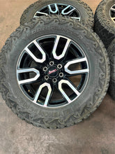 Load image into Gallery viewer, Set of 4 Used OEM '00-'25 GMC Sierra 1500 AT4 Yukon Rims 35/12.50R20 Venom XT LT