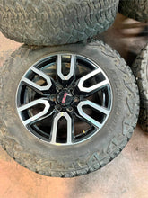 Load image into Gallery viewer, Set of 4 Used OEM '00-'25 GMC Sierra 1500 AT4 Yukon Rims 35/12.50R20 Venom XT LT