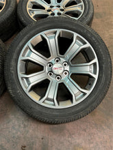 Load image into Gallery viewer, Set of Four New OEM GM 22" GMC Sierra 1500 Yukon Rims 285/45R22 Michelin LTX MS2