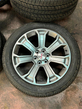Load image into Gallery viewer, Set of Four New OEM GM 22" GMC Sierra 1500 Yukon Rims 285/45R22 Michelin LTX MS2