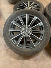 Load image into Gallery viewer, Set of Used OEM Takeoff '24-'25 Lexus GX550 22" Wheels 265/50R22 Dunlop Tires LT