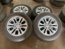 Load image into Gallery viewer, Set of 4 GM 20" Polished '00-'25 GMC Sierra 1500 Rims 275/60R20 Continental LT