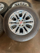 Load image into Gallery viewer, Set of 4 GM 20" Polished '00-'25 GMC Sierra 1500 Rims 275/60R20 Continental LT