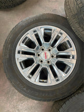 Load image into Gallery viewer, Set of 4 GM 20" Polished '00-'25 GMC Sierra 1500 Rims 275/60R20 Continental LT