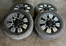 Load image into Gallery viewer, 20" Used Set of '11-'25 GMC Sierra 2500 HD 3500 Wheels 275/65R20 Goodyear AT LT
