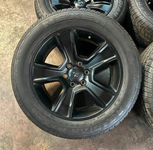 Load image into Gallery viewer, Set of Four Used OEM 20" Black '19-'24 RAM 1500 Rims on 275/55R20 Nexen Tires LT