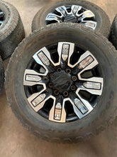 Load image into Gallery viewer, Set of 4 Used '11-'25 GMC 2500 Denali Ultimate Q7H Wheels 275/65R20 Goodyear LT