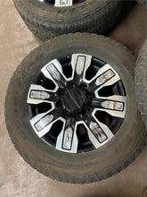 Load image into Gallery viewer, Set of 4 Used '11-'25 GMC 2500 Denali Ultimate Q7H Wheels 275/65R20 Goodyear LT